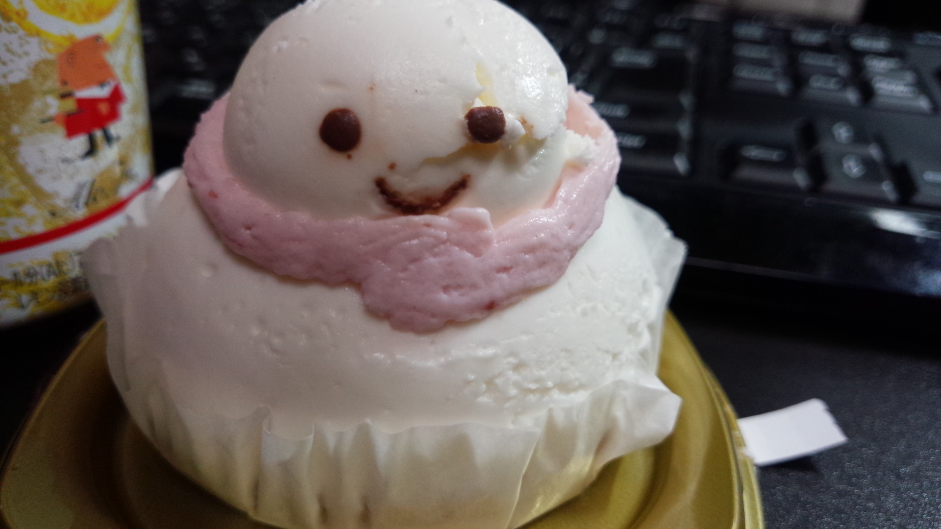 雪の子ムースケーキ